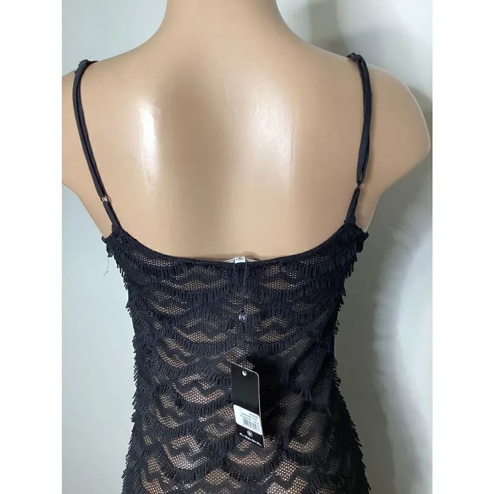 New. WILDFOX black eyelash maxi coverup. L but RUNS SMALL. retails $136 - Picture 11 of 12
